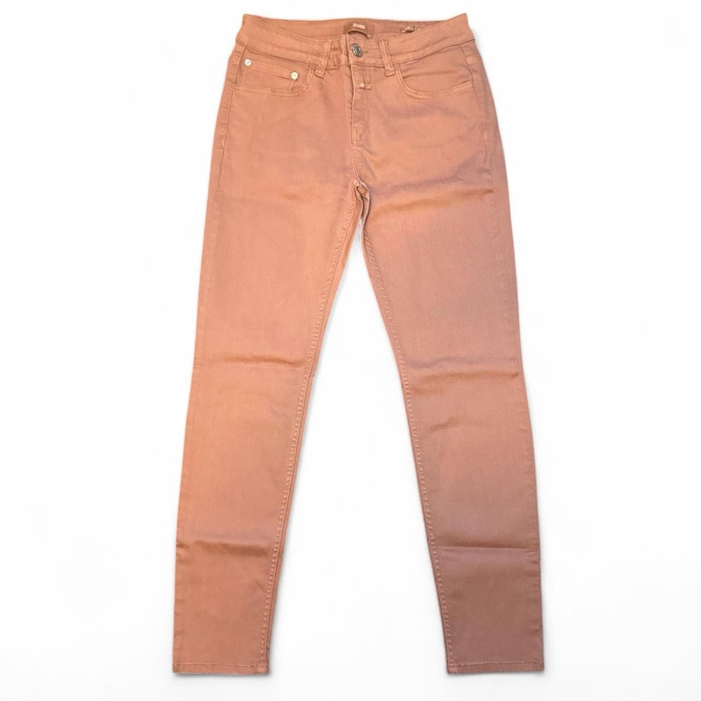 NWT CLOSED BAKER Women’s Mid-Rise Sandy Nude Stretch Skinny Jeans — Size 27